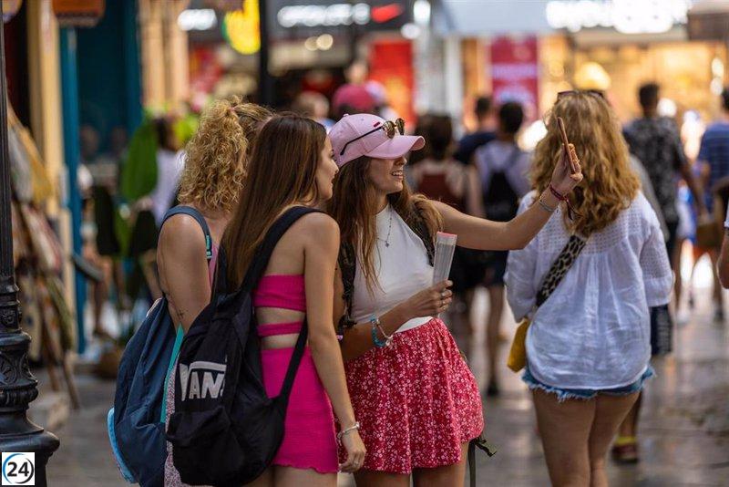 Turistas internacionales gastan 266,1 millones de euros en Baleares, con un aumento del 28,91% en noviembre