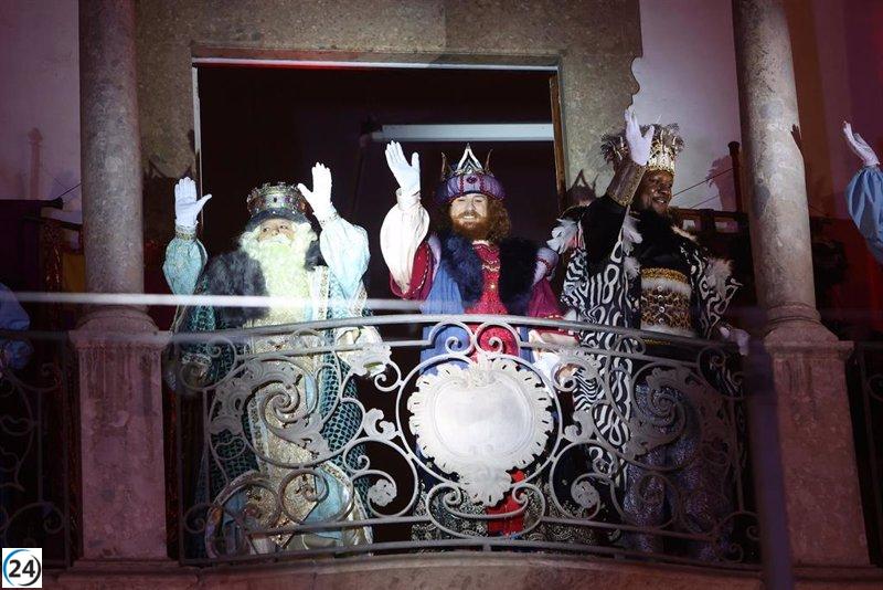 LLegada de los Reyes Magos a Baleares: Frío, lluvia y nieve en la Serra de Tramuntana