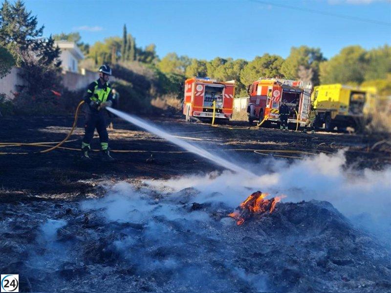 Devastador incendio arrasa con 1,5 hectáreas de vegetación en Santa Eulària