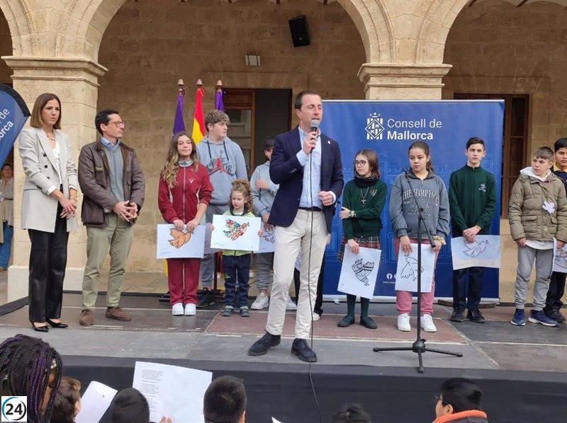 El Consell de Mallorca invita a 1.000 escolares a vivir el Día de la Paz con 