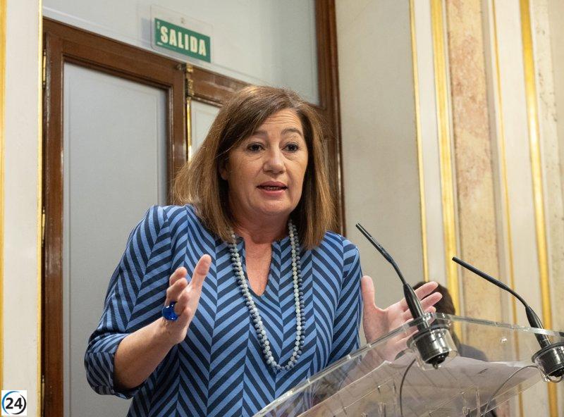 Armengol se defiende de acusaciones sobre recomendación a empresa de Koldo y critica al PP por