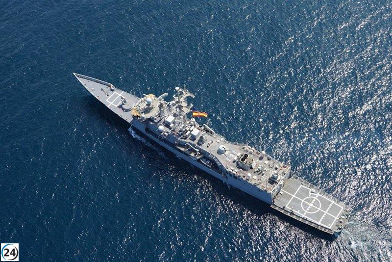 El puerto de Mahón participa en la misión española de la OTAN en el Mediterráneo.