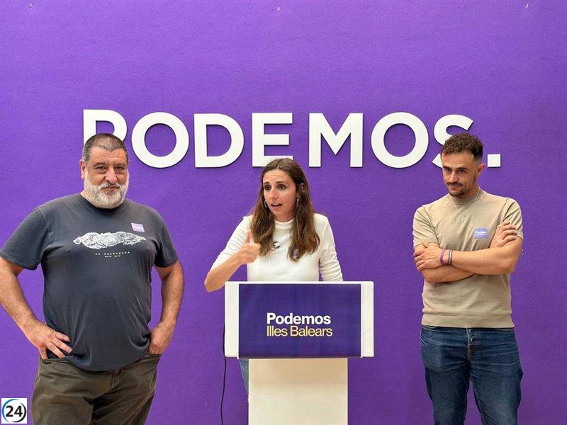Podemos Baleares aboga por una izquierda transformadora que rechace la OTAN en las elecciones europeas.