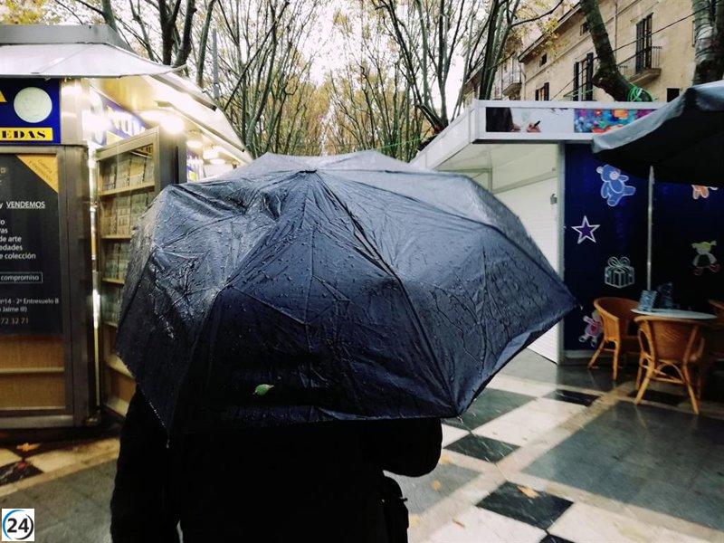 Lluvias ligeras posibles en Baleares: no hay alertas por DANA.
