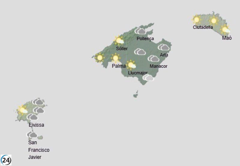 Pronóstico del clima en Baleares para hoy, jueves 14 de noviembre.