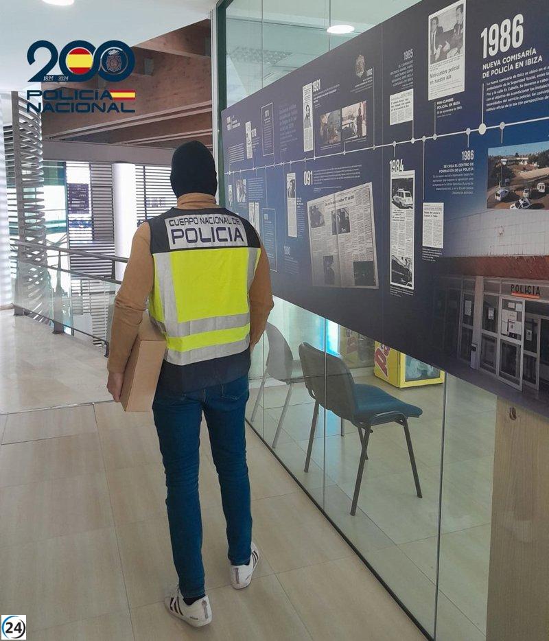 Aprehenden a un ciudadano alemán en Ibiza por robo violento en establecimiento céntrico.