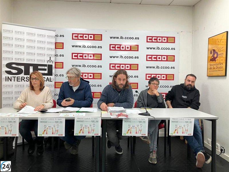 CCOO y STEI convocan protestas por el plus de insularidad para el personal de centros de menores.