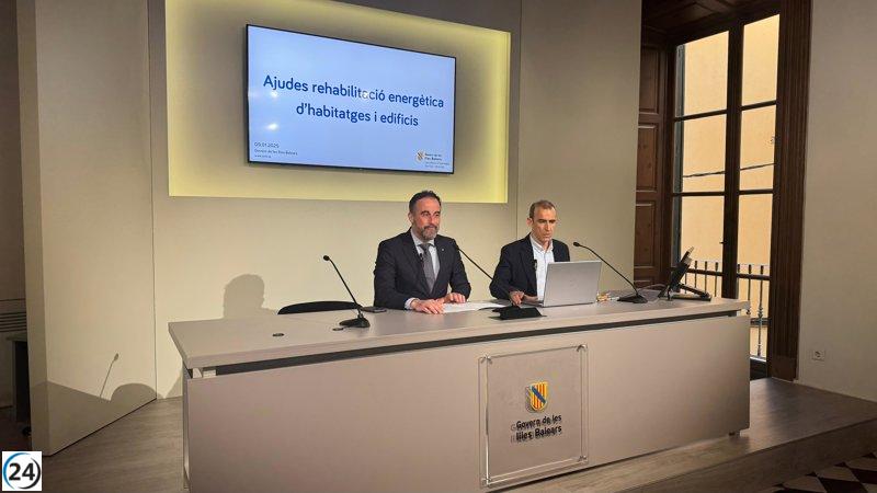 El Govern destinará 27 millones de euros adicionales a la rehabilitación energética de viviendas.