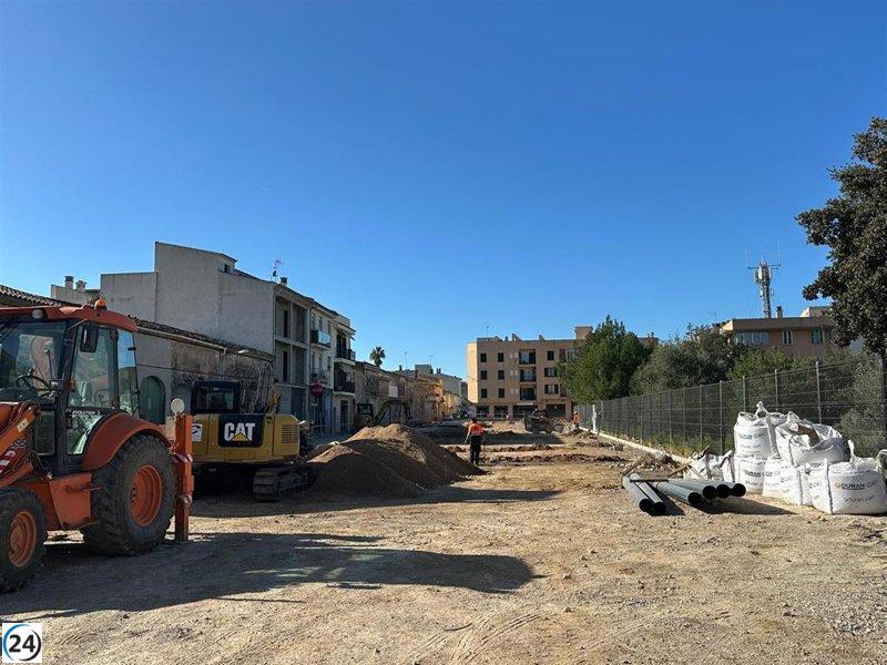 Sa Pobla invierte 3,2 millones de fondos Next Generation en la revitalización del edificio de la calle Mercat y en la expansión de áreas peatonales.