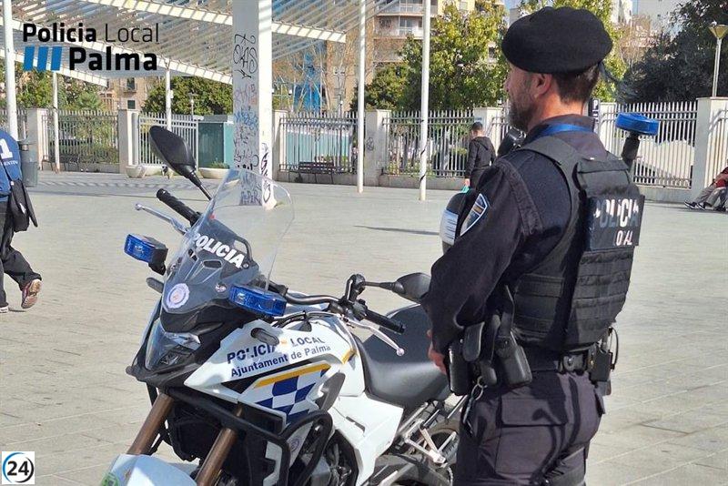 Suspecto de hurto y agresión a la policía en Palma queda en libertad bajo condiciones.