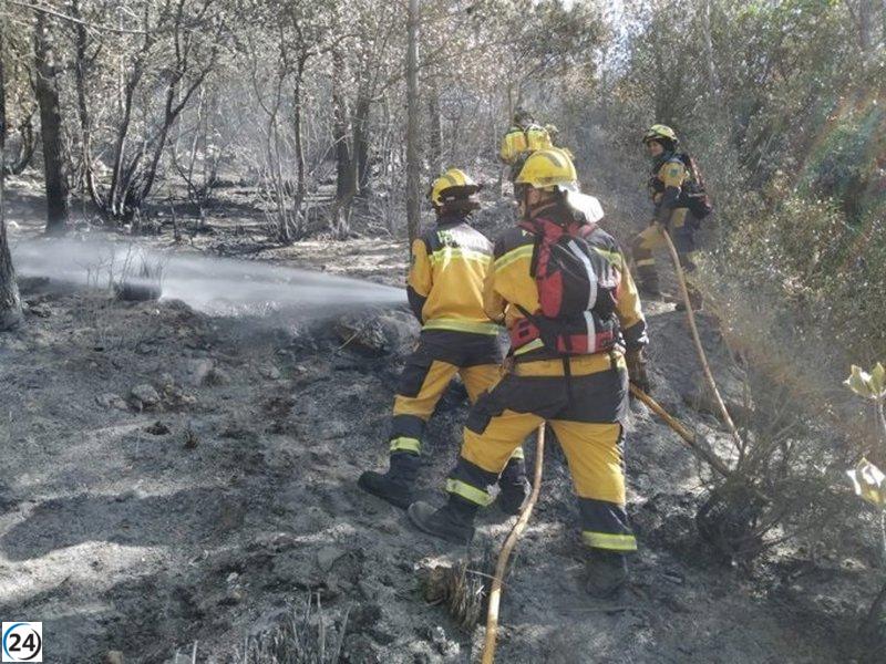Incendios en Baleares arrasan 0,08 hectáreas en enero.
