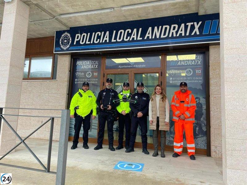 Drones en acción: Andratx refuerza la seguridad y controla infracciones con tecnología.