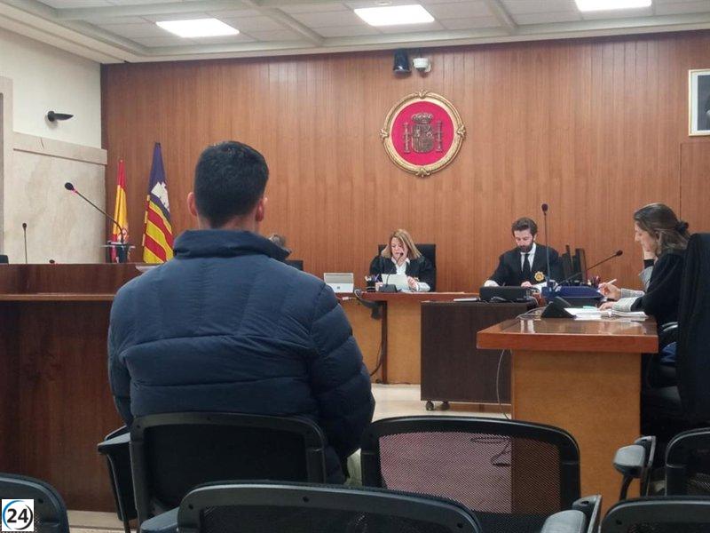 Condenan a tres años de prisión a un hombre por narcotráfico en Mallorca.