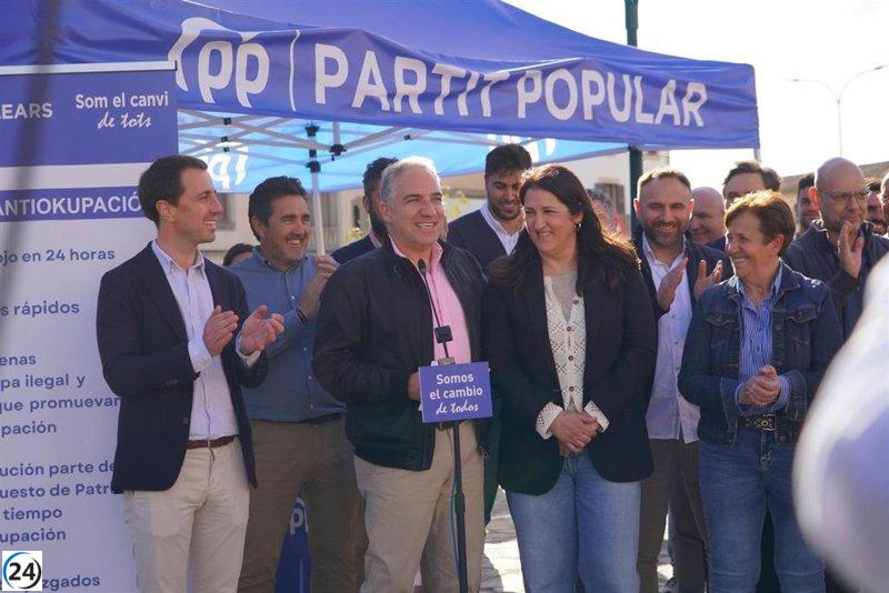 Bendodo acusa a Sánchez y Armengol de obstaculizar la ley del PP sobre okupación por motivos ideológicos.