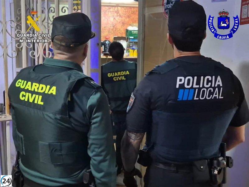Dueño de bar en Calvià encarcelado por tráfico de drogas y cultivo ilegal en su local.
