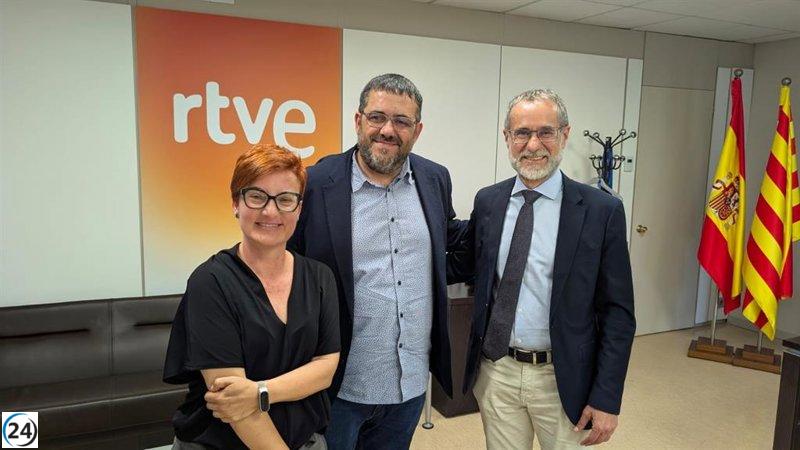 Vidal (MÉS) exige a RTVE que el nuevo canal en catalán esté disponible en Baleares en reunión con sus consejeros.