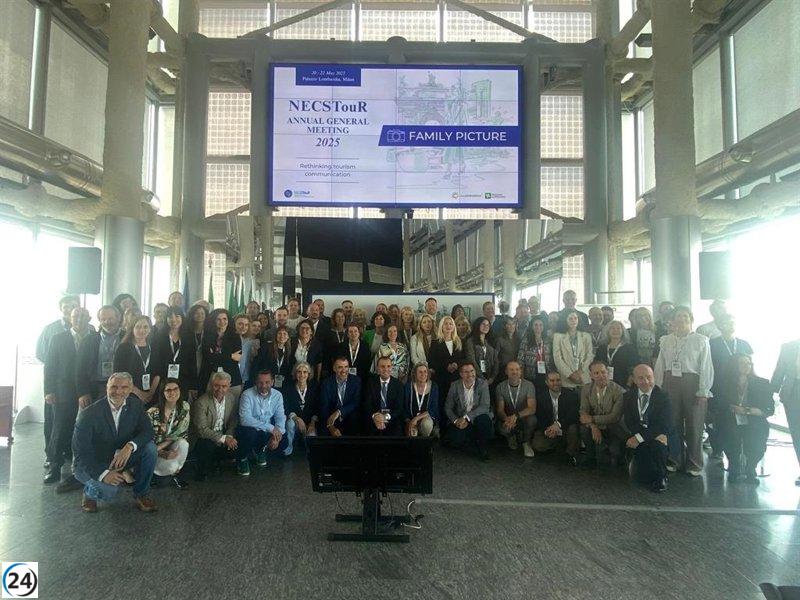 El director de Aetib asiste a la asamblea de NECSTouR en Milán, impulsando la sostenibilidad regional.