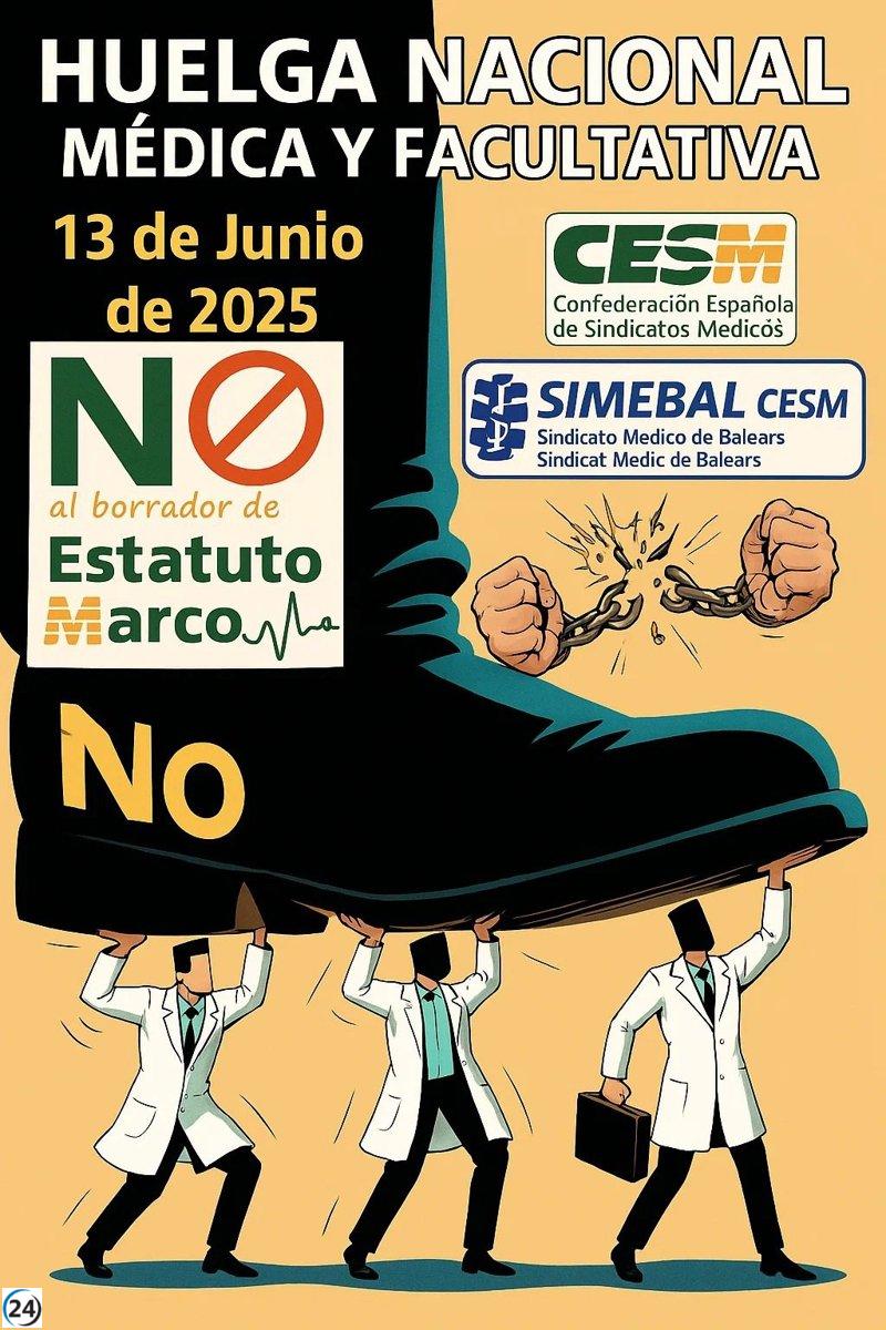 Médicos de Baleares anticipan una gran participación en la huelga del viernes.