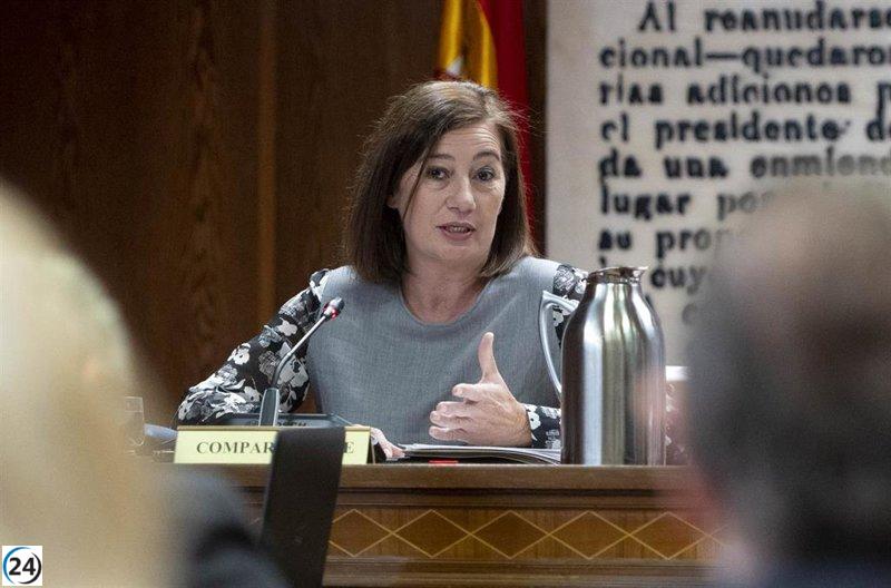 Armengol se presenta ante la 'comisión Koldo' del Senado para aclarar su reunión con Aldama.