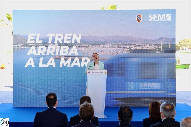 Prohens promete que la extensión del tren a Alcúdia se adaptará a las preferencias de la comunidad.