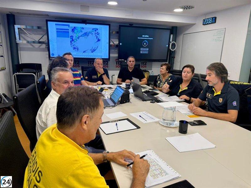 El Govern conservará la alerta naranja del Plan Meteobal hasta la mañana, aunque destaca la lluvia que benefició al mar.