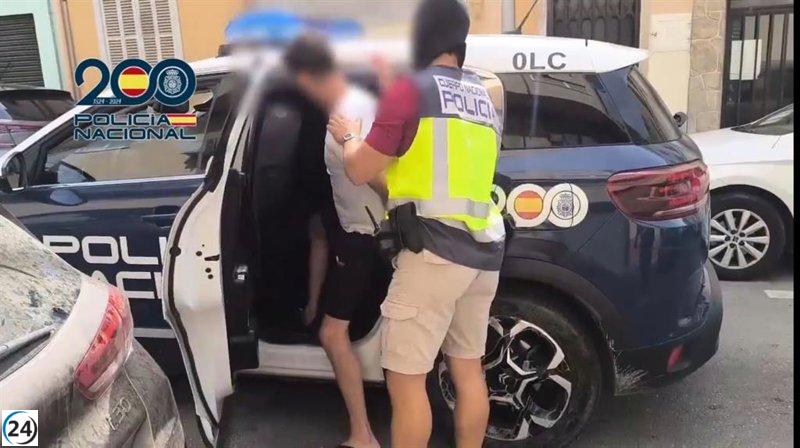 Detenidos dos individuos en Foners, Palma, por narcotráfico.