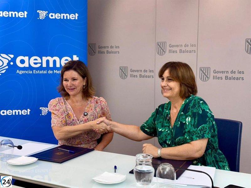 Gobierno y Aemet establecen alianza para mejorar la gestión de emergencias climáticas.