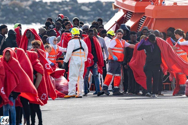Cientos de migrantes arriban a Baleares en 14 embarcaciones.
