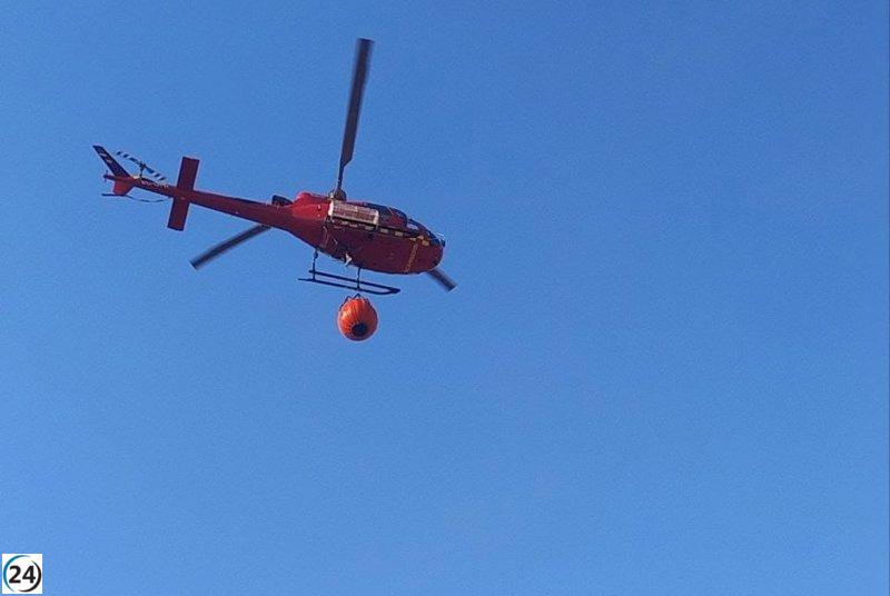 Incendio en área agrícola de Manacor sofocado; vecinos evacuados por precaución.