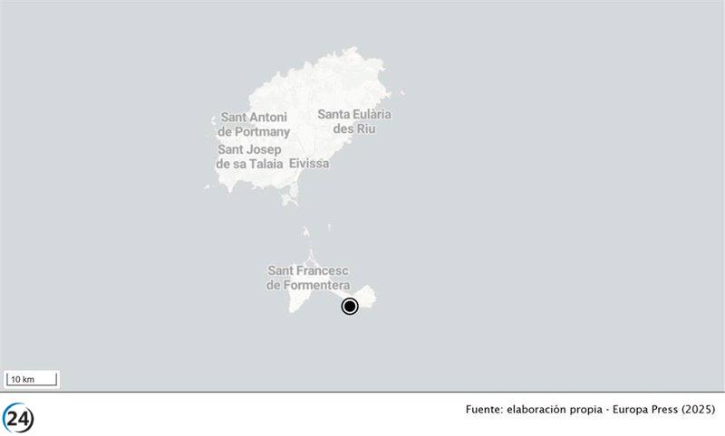 Dieciséis migrantes son salvados en Punta Sa Fragata, Formentera.