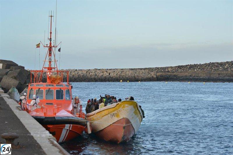 Llegan 111 migrantes en seis embarcaciones a Baleares entre lunes y martes.
