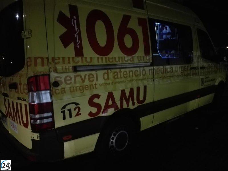 Accidente en Sant Llorenç des Cardassar deja a una mujer en estado crítico y a un niño con lesiones graves.