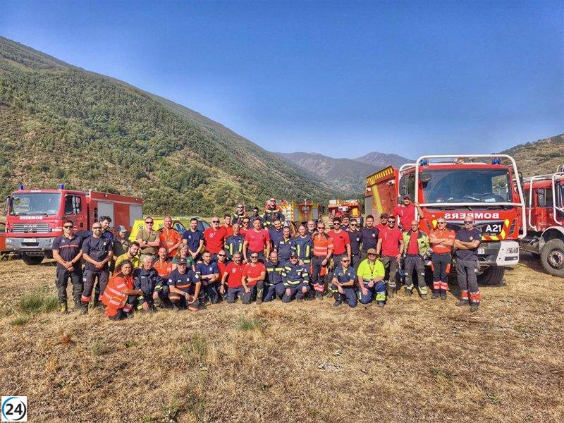 La brigada de Baleares para combatir incendios en Castilla y León vuelve a casa tras completar su labor.