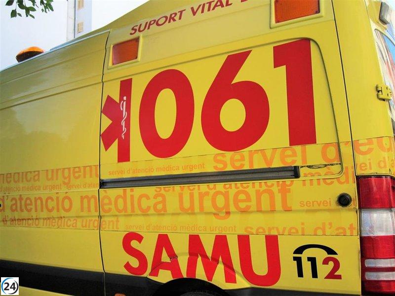 Hombre de 50 años en estado crítico tras caer en Santa Ponça.