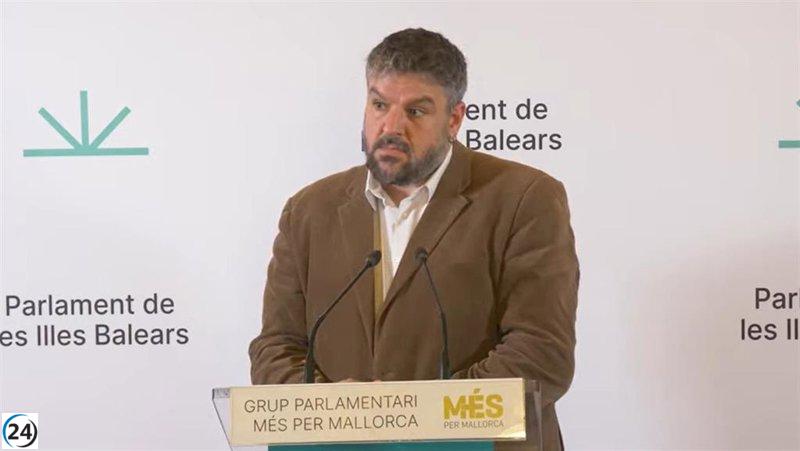 MÉS denuncia el fracaso de Prohens al frente del gobierno, acusándola de ser más delegada del PP que presidenta.