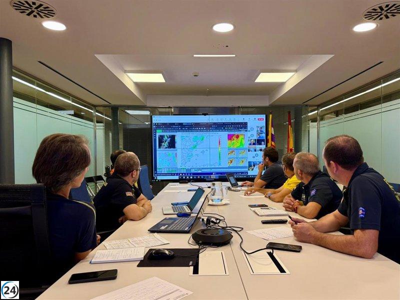 Alerta naranja en Mallorca y Menorca: se prevén lluvias intensas y vientos huracanados.