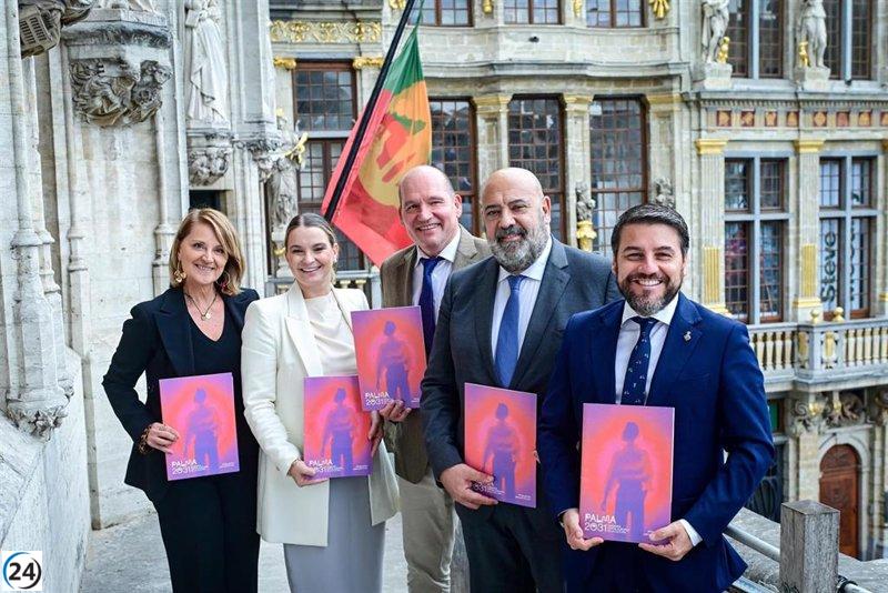 Martínez presenta a la alcaldía de Bruselas los puntos clave de la candidatura Palma 2031.