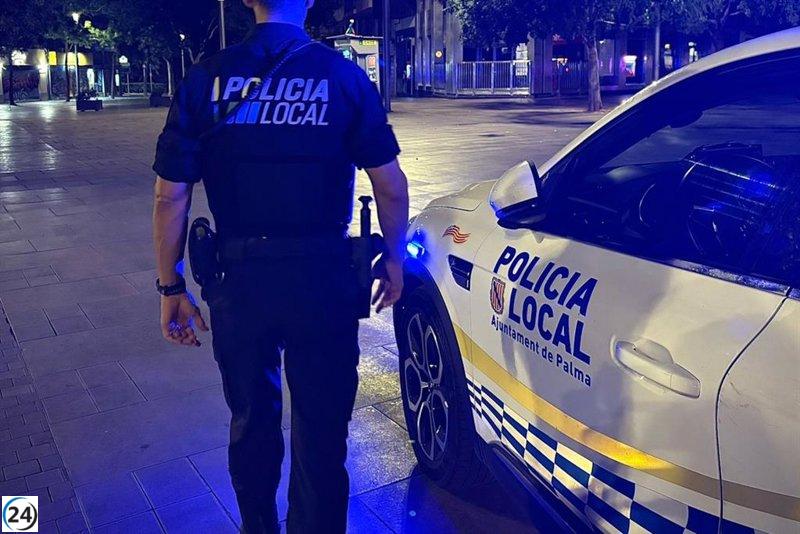 Detenido un joven en Palma tras una persecución por el robo de un teléfono en una parada de autobús.