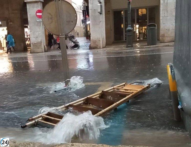 Baleares en alerta: se prevén intensas lluvias que se intensificarán a medianoche.