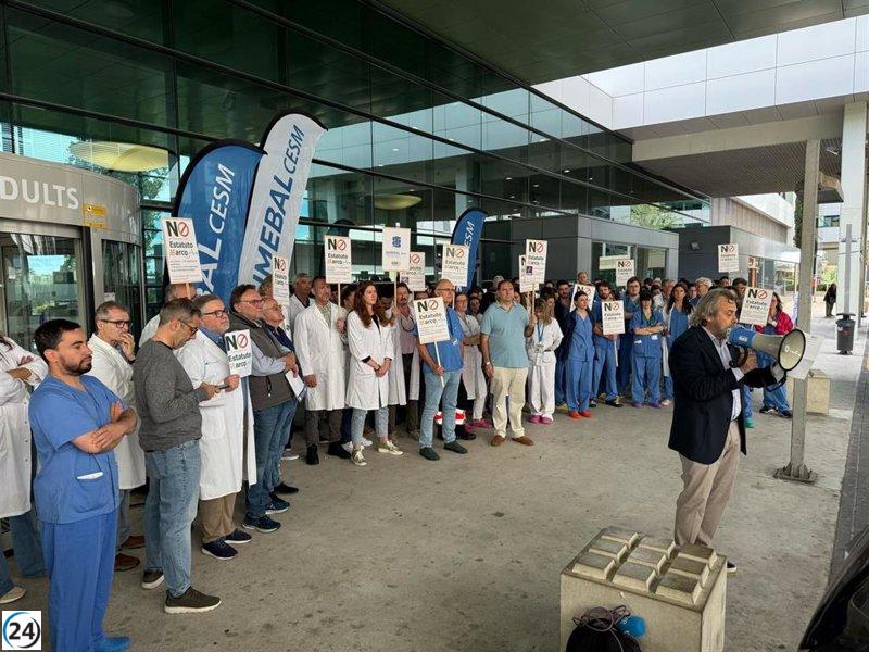 Médicos de Baleares se unen a la huelga nacional por el Estatuto Marco este viernes.