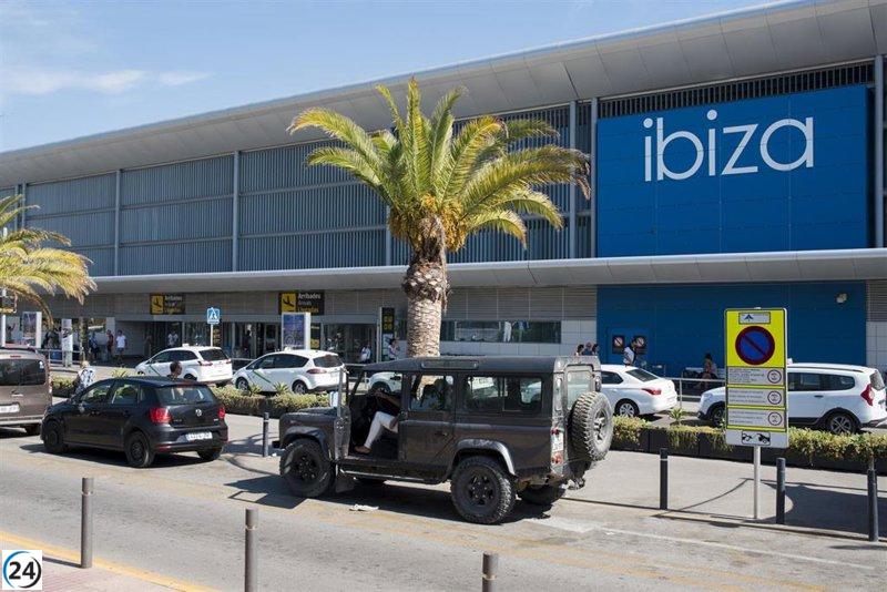 La carretera del aeropuerto de Ibiza vuelve a estar operativa.