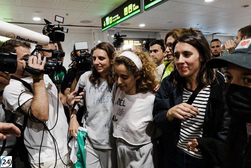 Lucía Muñoz y Alejandra Martínez esperan regresar a Mallorca junto a Reyes Rigo, aún en Israel.
