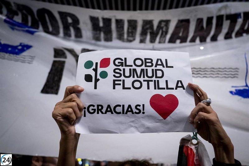 Albares confirma que la activista Reyes Rigo permanecerá en custodia israelí; su liberación se pospone.