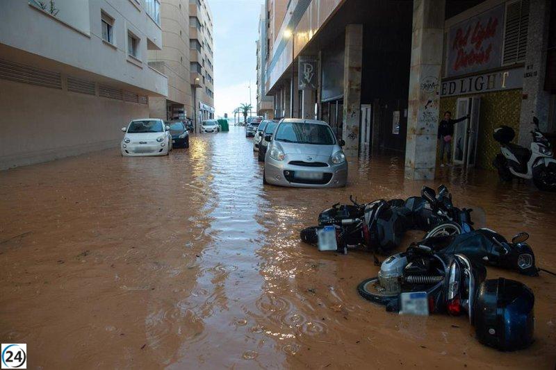 Baleares en alerta naranja por intensas lluvias: pronóstico de hasta 50 litros por metro cuadrado en una hora.