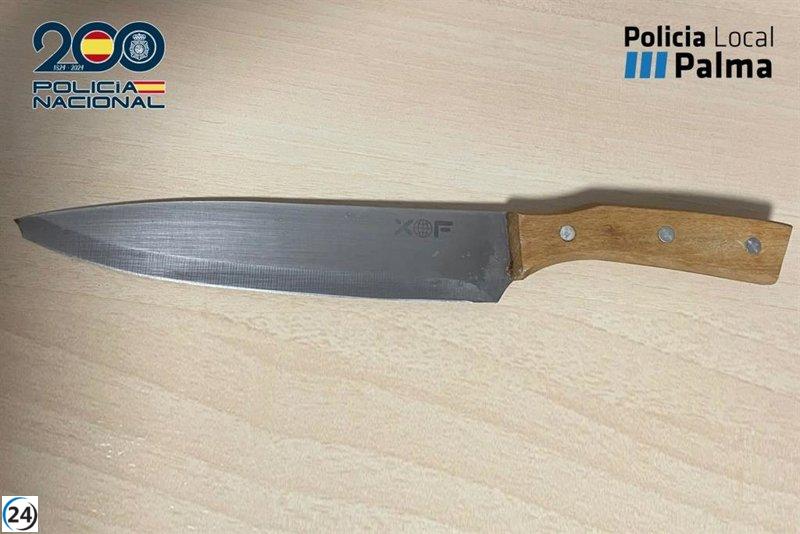 Arresto en Palma por intento de homicidio contra expareja.