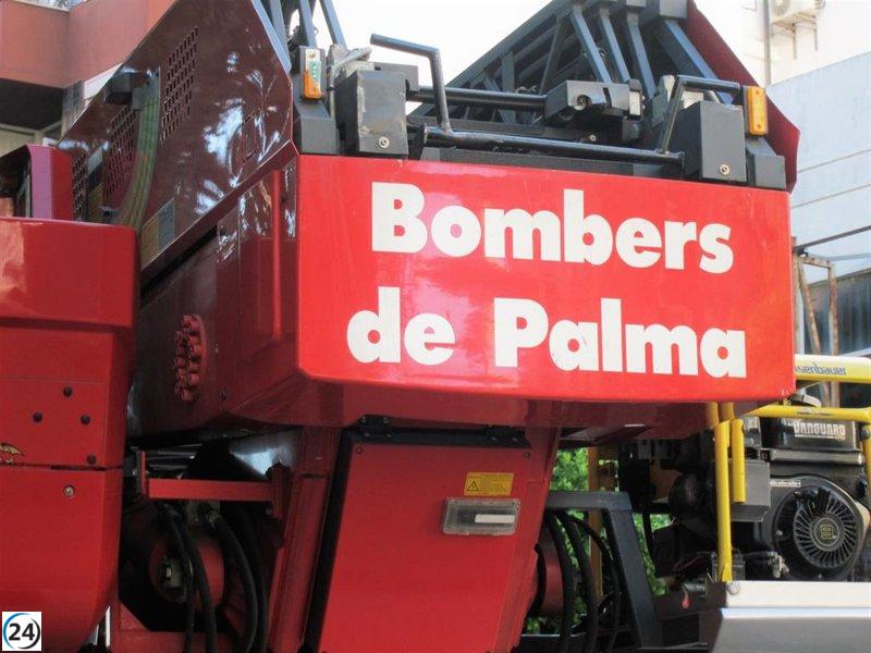 Incendio en el polígono de Son Castelló de Palma, extinguido exitosamente.