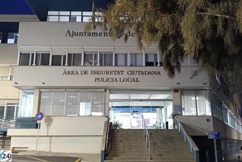 Detenido un hombre en Palma por agredir con su brazo enyesado y amenazar a agentes de policía.