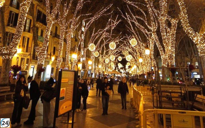 Luces navideñas en Palma 2025: horario y lugares para disfrutar del encendido.