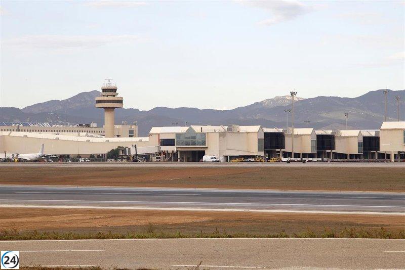 Este domingo, Baleares registra un incremento del 21,68% en vuelos, con un total de 449 operaciones.