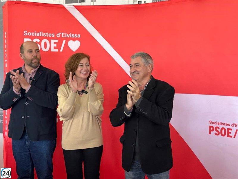 Armengol denuncia el machismo y defiende al PSOE como el principal abanderado del feminismo.